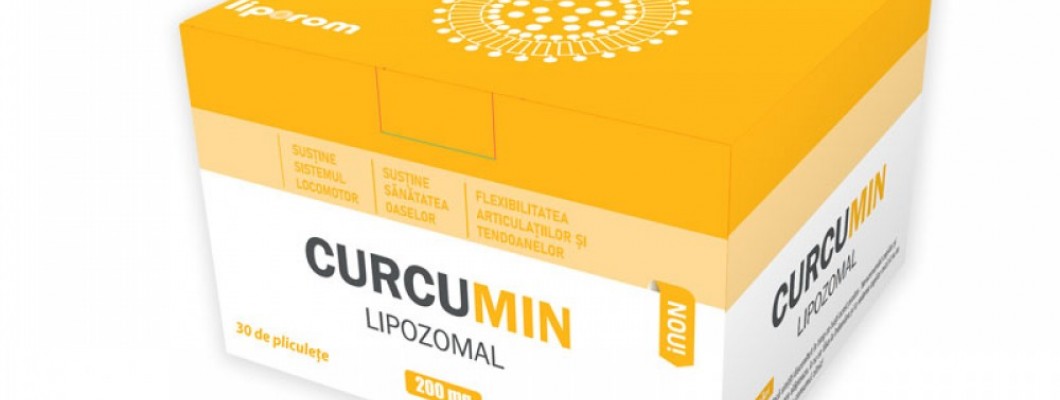 Curcumin Lipozomal, suplimentul care sustine sănătatea oaselor, a mușchilor, dar și articulațiilor