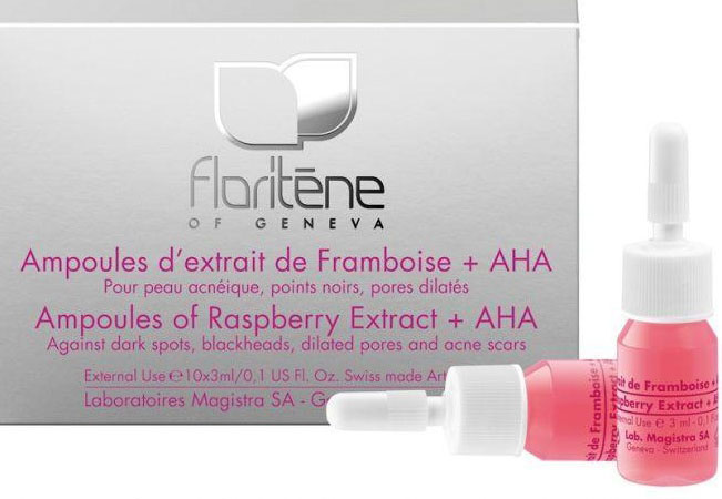Floriten – Fiole cu Extract de Zmeura + AHA