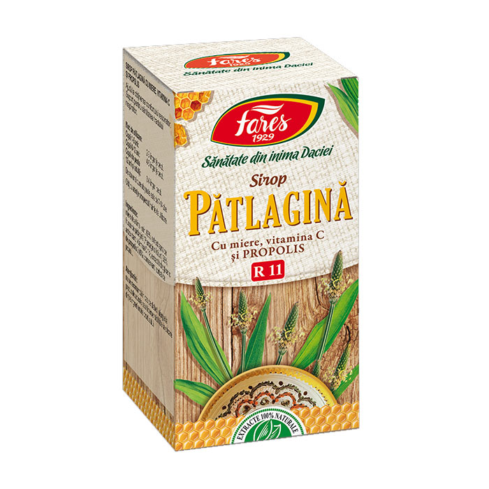 Sirop pătlagină miere şi propolis, R11