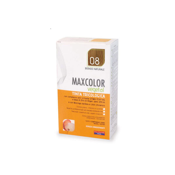 Vopsea de Par MaxColor Vegetal 08 BLOND NATURAL
