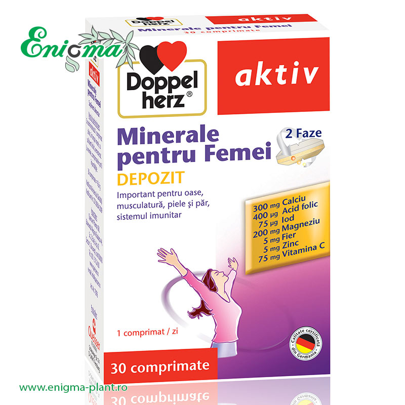 Doppelherz® Aktiv Minerale Pentru Femei 2 Faze