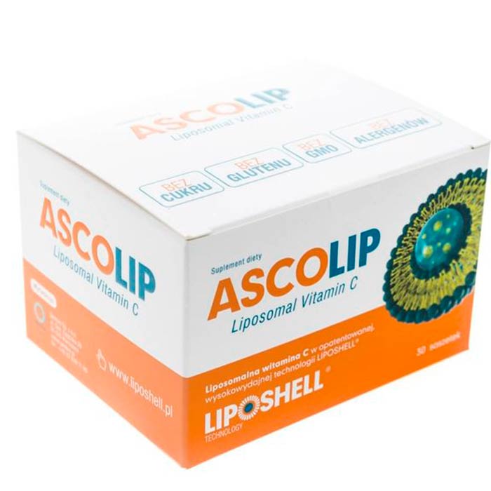 Pachet Ascolip 1000mg, 30 plicuri si Glutathione lipozomal 300mg, 30 plicuri
