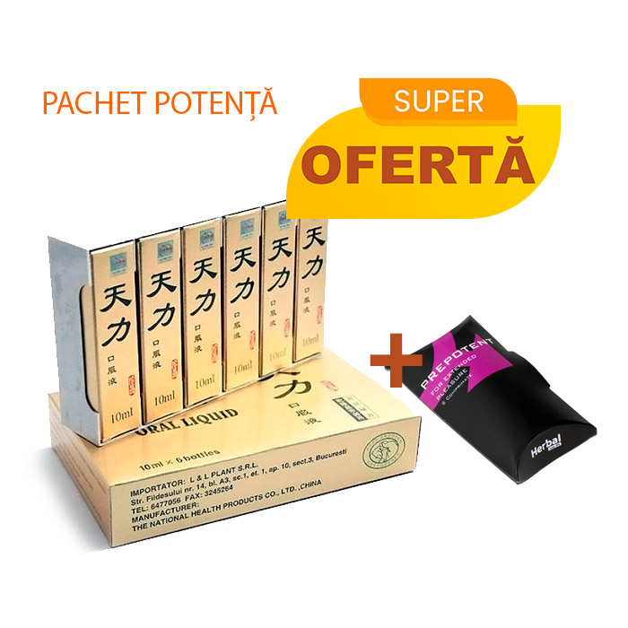Pachet Potenta – Tianli Ultrapower Fiole+Prepotent