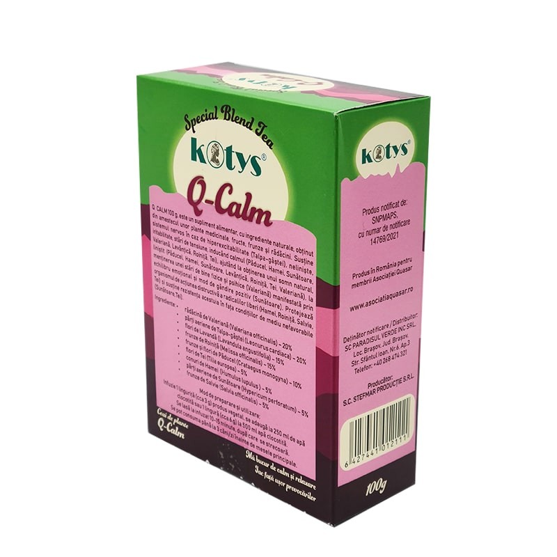 Ceai din plante Q Calm 100gr Kotys