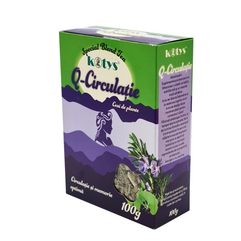 Ceai din plante Q Circulatie 100gr Kotys