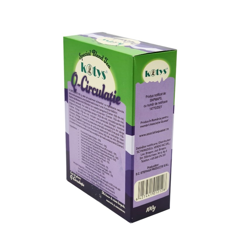 Ceai din plante Q Circulatie 100gr Kotys