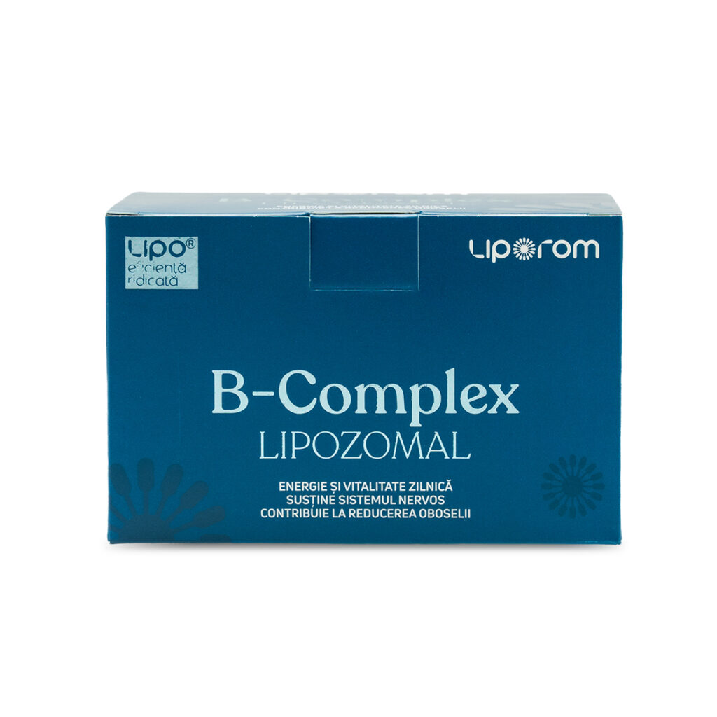 B-Complex lipozomal, 30 plicuri, Liporom