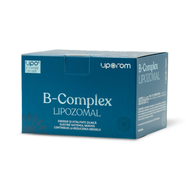 B-Complex lipozomal, 30 plicuri, Liporom