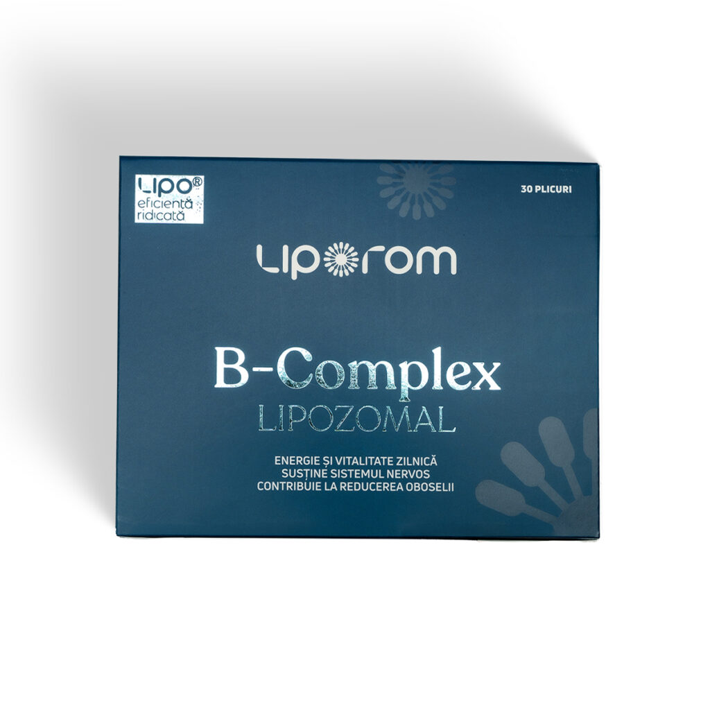B-Complex lipozomal, 30 plicuri, Liporom