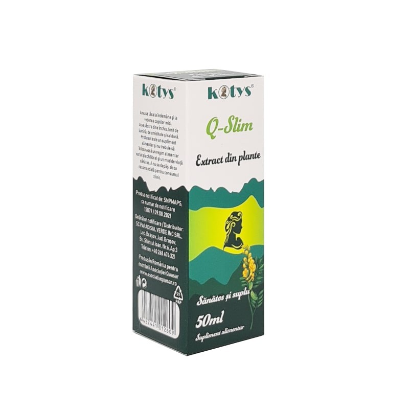 Q-Slim Extract din plante 50ml Kotys
