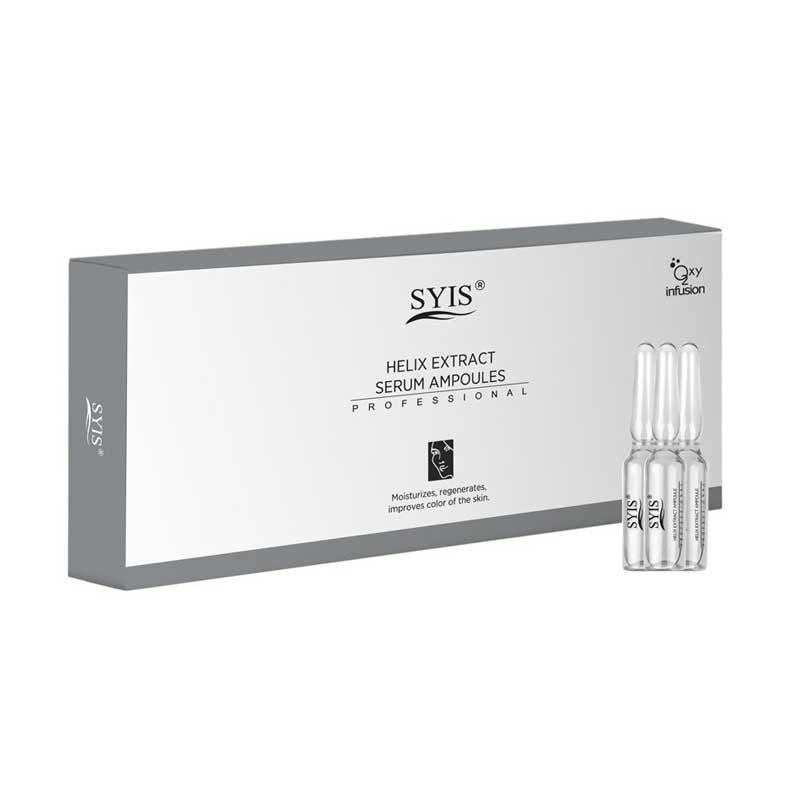 Syis fiole cu ser extract de melc helix 10 x 3 ml