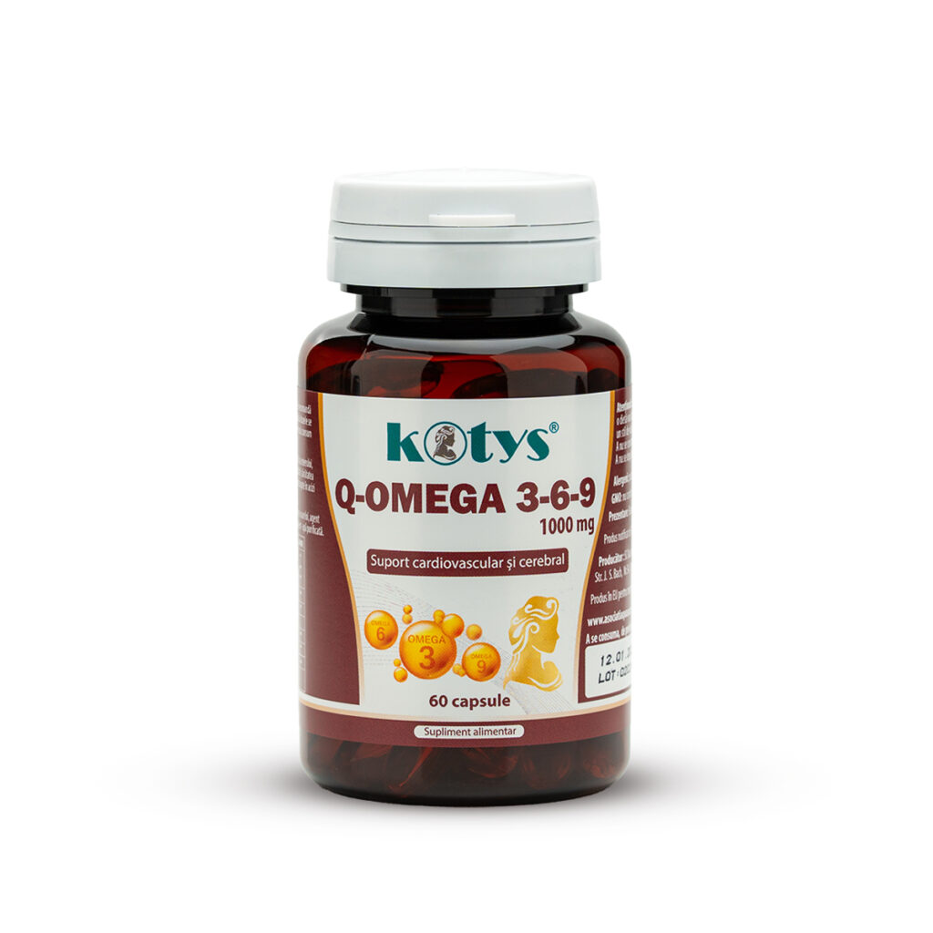 Omega 3-6-9 1000 mg , Kotys, 60 capsule gelatinoase