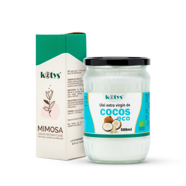Pachet Kotys Mimoza + Ulei De Cocos Extravirgin 500ml
