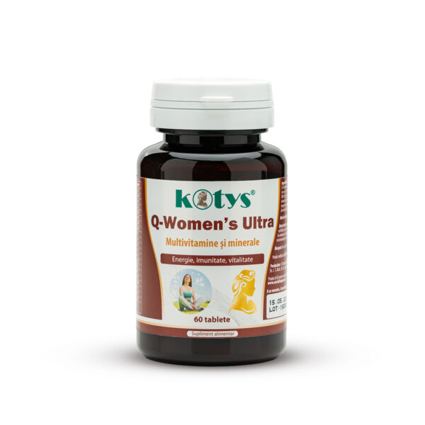 Women’s Ultra 60 tablete , care contin 21 de ingrediente active esentiale pentru echilibru zilnic si sustinere imunitara