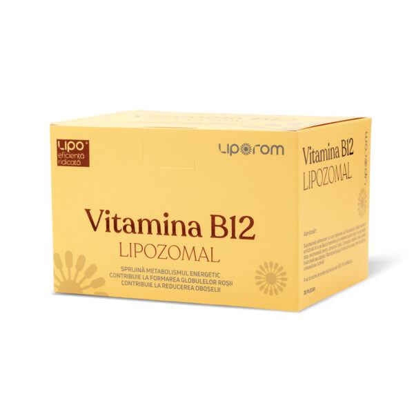 Vitamina B12 Lipozomală 300 mg Liporom – energie, sistem nervos și imunitate