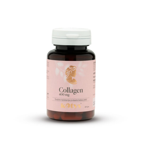 Collagen 400 mg – 60 capsule pentru susținerea pielii si a articulațiilor, Kotys