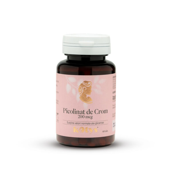 Picolinat de Crom 200 mcg — 60 tablete pentru menținerea valorilor normale ale glicemiei, Kotys