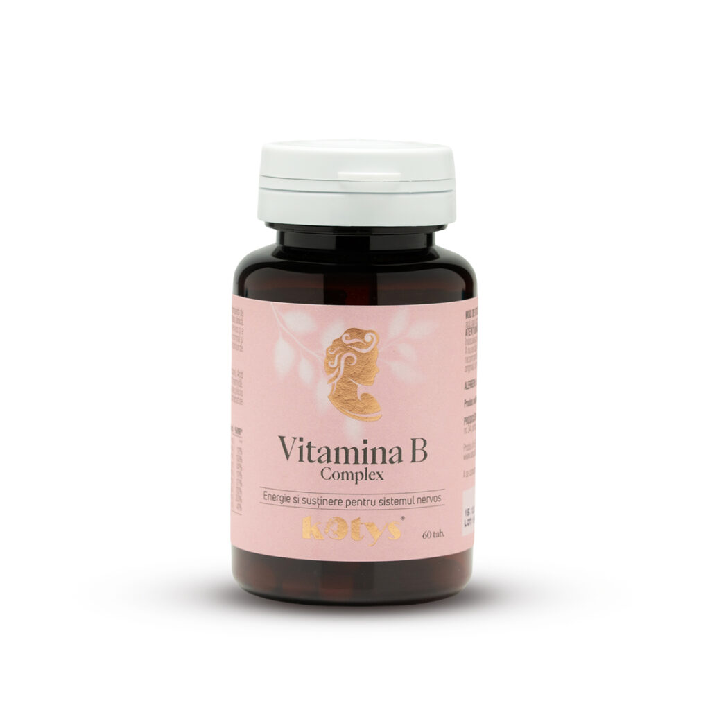 Vitamina B Complex — 60 tablete pentru energie și susținerea sistemului nervos, Kotys