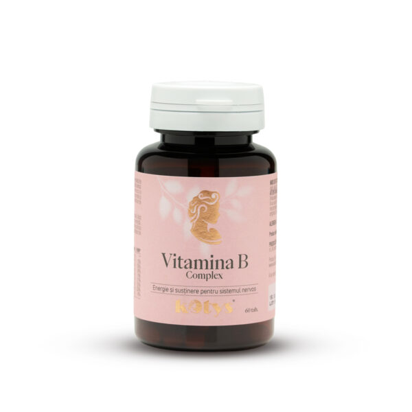 Vitamina B Complex — 60 tablete pentru energie și susținerea sistemului nervos, Kotys